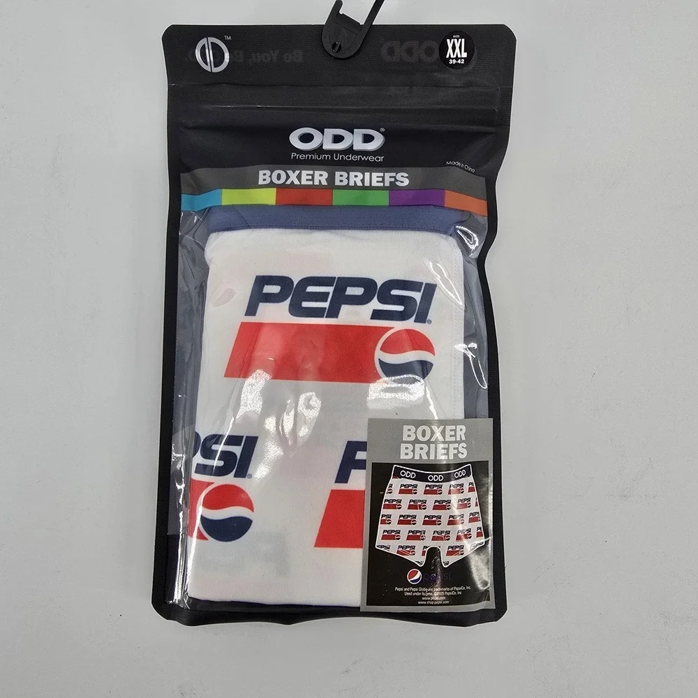 2XLARGE MENS ODD‎ PEPSI BOXER BRIEFS - NIP